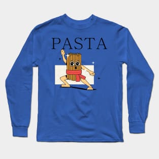 Hand drawn Pasta Fun Long Sleeve T-Shirt